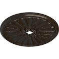 thumbnail image 3 of 31 1/2"OD x 3 5/8"ID x 1 1/2"P Kirke Ceiling Medallion (Fits Canopies up to 3 5/8"), Hand-Painted Stone Hearth, 3 of 6