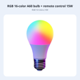 thumbnail image 2 of Abbraccia Bombilla LED E27 RGB 16 colores, 2 of 6