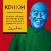 Ken Hom Excellence Non Stick Wok Pan, 12.2 Black Carbon Steel