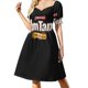 thumbnail image 4 of Vestido de manga corta Caddyshack Be The Ball, vestido de mujer, vestidos de noche de verano, vestidos para mujer, traje de verano para mujer, 4 of 8