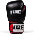 thumbnail image 3 of Gants de boxe Iron Body Fitness série Sport, 10 oz, rouge et noir, 3 of 8