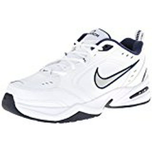Nike - Nike Men's Air Monarch IV Running Shoes, White/Metallic Silver ...