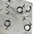 thumbnail image 4 of Ambesonne Forest Grommet Curtain, Earthy Colors Deer Trees Art, 50"x60", Brown Eggshell and Pale Grey, 4 of 5
