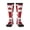 3 Black, variant on Women's Knee High Socks Art Canadian Flag Outdoor Casual Tube Socks