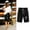 Black, variant on Amzcrzy Shorts Women Summer Shorts for Women Printed Women’s Elastic Waist For Casual with Casual Pockets Half Shorts Pants Womens Shorts