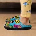 thumbnail image 6 of Teen Titans Go Slippers for Kids, Cute Soft Plush Anti-slip Fluffy Fuzzy House Slippers Warm Soft Plush Non-Slip Indoor Outdoor Slip-on Shoes for Boys Girls, 6 of 7