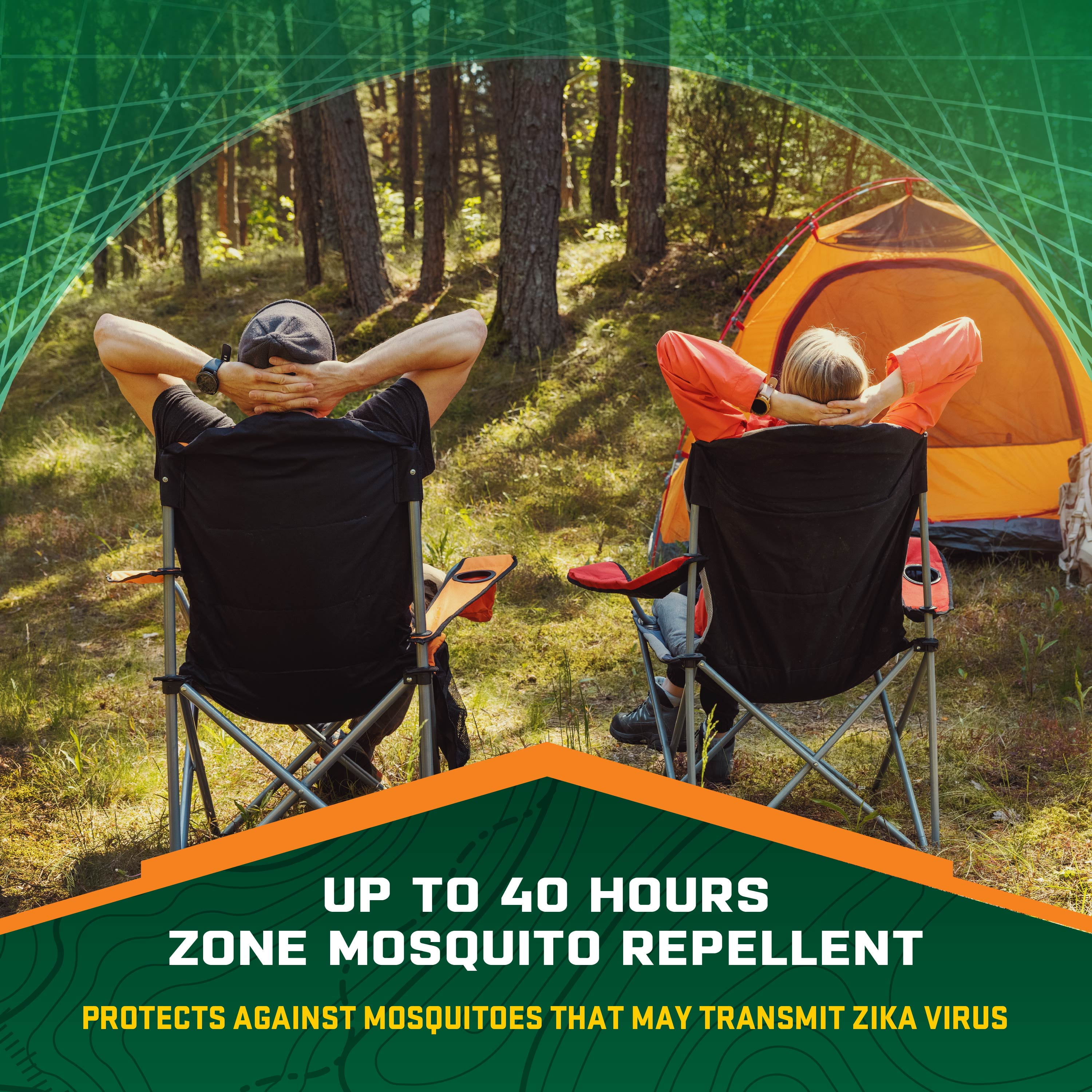 (2 pack) Repel Realm Zone Mosquito Repellent Refill Cartridge, Mosquito Repeller
