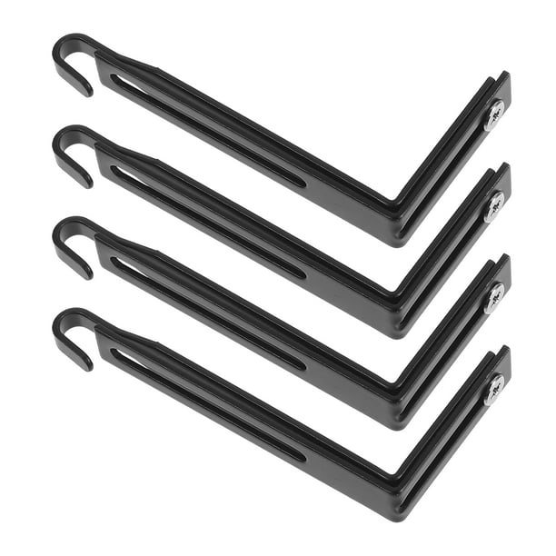 GOOHOCHY Ganchos de cubículo ajustables para paneles de puertas, colgador de partición Universal, 4 Uds.