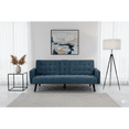 thumbnail image 1 of Sofá cama para dormir de 72 pulgadas - respaldo plegable convertible a cama completa con soporte de taza y mesa desplegable - sofá de ropa de ahorro de espacio para espacios pequeños, 1 of 5
