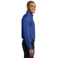 thumbnail image 3 of Port Authority Long Sleeve Easy Care Shirt-4XL (Royal/ Classic Navy), 3 of 6