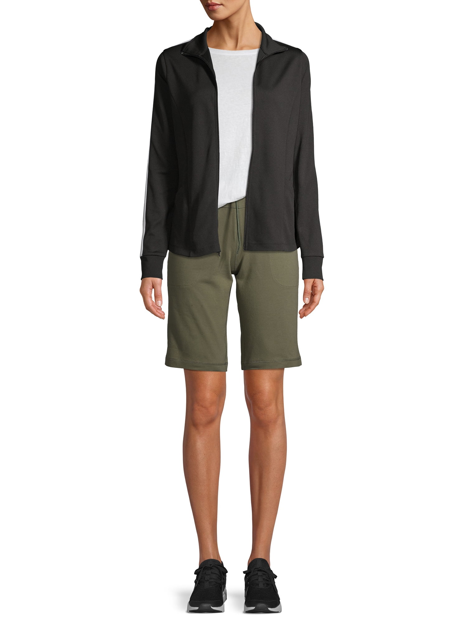Athletic Works Women's Athleisure 12" Bermuda with Pockets