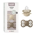 thumbnail image 1 of Chupones Supreme BIBS Vanilla Dark Oak Tetina Redonda Látex Natural 6 a 18 Meses Pack de 2, 1 of 8