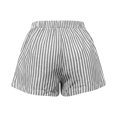 thumbnail image 6 of Striped Running Shorts Womens High Waist Ladies Summer Workout Sports Gym Shorts for Women with Pockets Black XS, 6 of 6