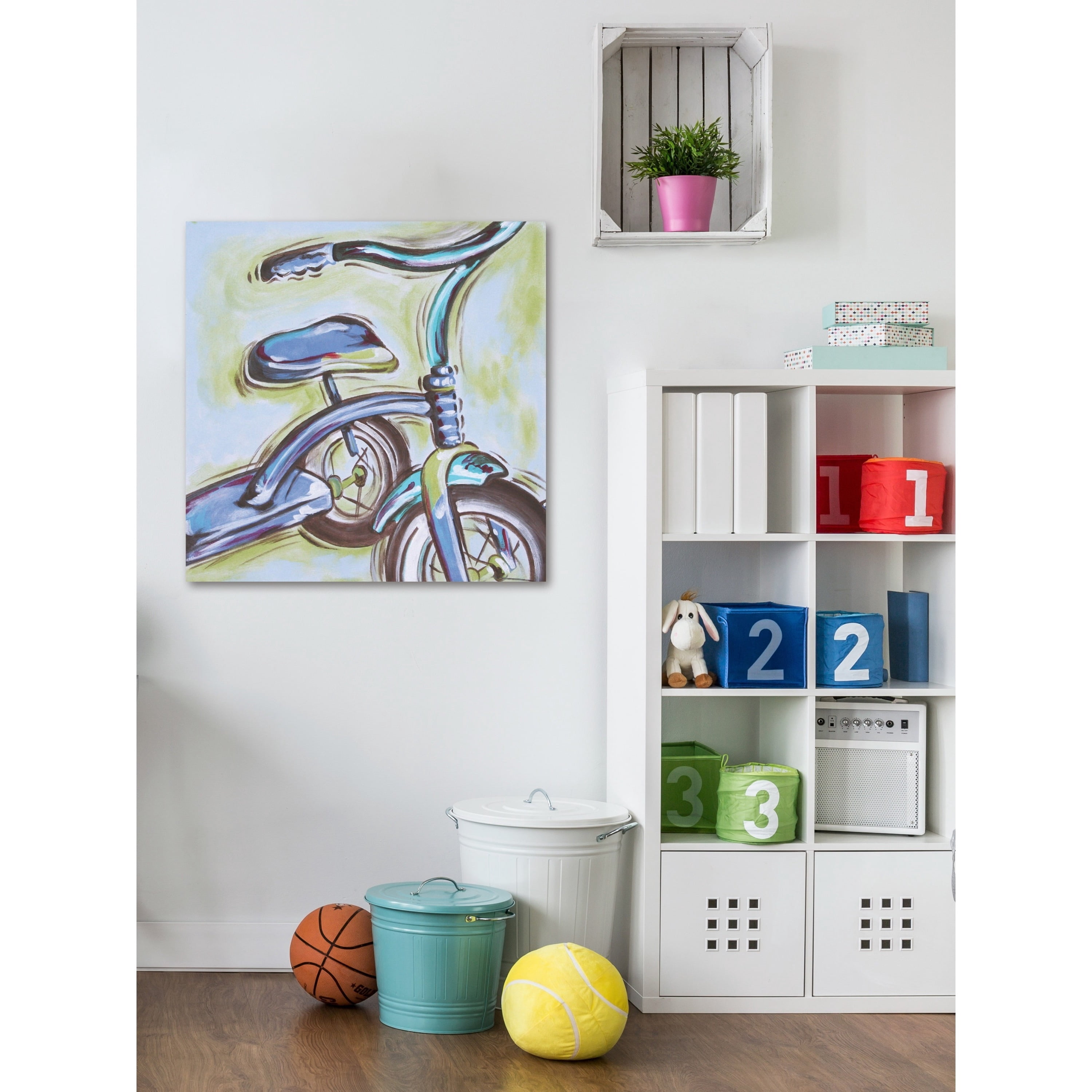 Marmont Hill "Trike" by Reesa Qualia Painting Print on Wrapped Canvas