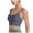 Blue, variant on Yammkia Woman Sports Bra High Impact Sports Bras for Women Plus Size Non Padded Wirefree Workout Bra Bounce Control(Black,M)