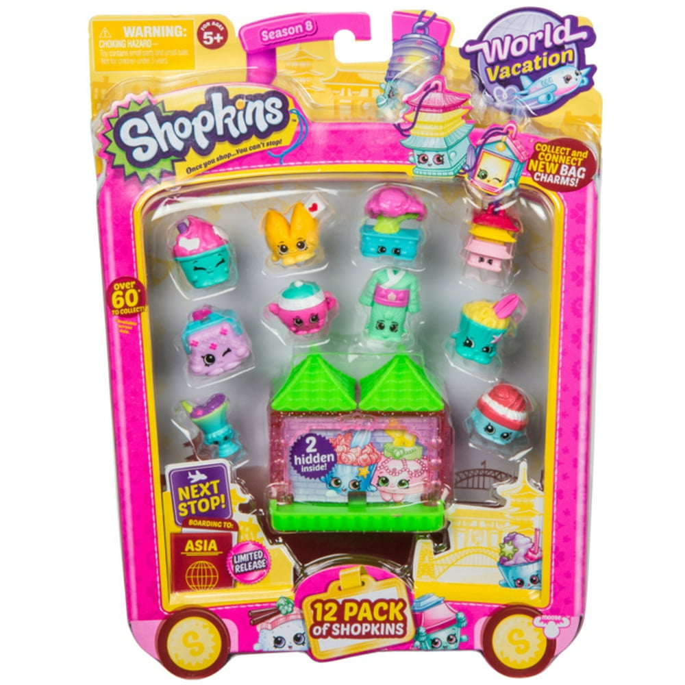 Shopkins Series 8, 12-Pack, Colors and Styles Will Vary - Walmart.com ...