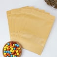 thumbnail image 5 of 100 Stck 9 X 14 Cm Bolsa de papel Kraft con ventana, Bolsa de alimentos Kraft, Bolsa Kraft, Bolsa Kraft reutilizable y hermética con cierre hermético para envasar semillas y bocadillos, 5 of 5