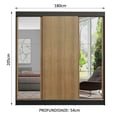 thumbnail image 3 of Ropero Closet Madesa Reno 3 Puertas Corredizas y Espejos M/N, 3 of 5