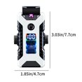 thumbnail image 3 of kkbbma LED Lighter Mech Style Cool Light Effect Gyroscope Lighter LED Battery Display USB Charging Three Level Lighting Cool Windproof Lighter, 3 of 6