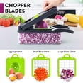 thumbnail image 3 of MAIPOR Vegetable Chopper - Onion chopper - Multifunctional 15 in 1 professional food chopper - Kitchen chopper - Dicer Cutter - veggie chopper with container - Vegetable Slicer Cutter - E, 3 of 7