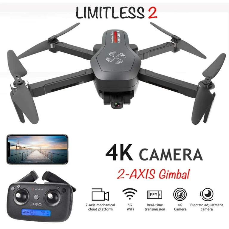 ドローン DRONE X PRO UPGRADE VERSION II Drone X Pro LIMITLESS 2 GPS 4K UHD 5G WiFi Dual Camera FPV
