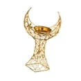 thumbnail image 4 of Quemador de incienso de hierro, estatua de torre lunar, decorativo, regalo de inauguración de la casa, incensario de incienso portátil para sala de Oro, 4 of 8