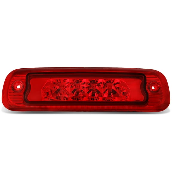 DNA Motoring 3BL-JCHE97-LED-RD For 1997 to 2001 Jeep Cherokee Hight Mount LED 3rd Third Tail Brake Light Rear Stop Lamp Red Housing 98 99 00