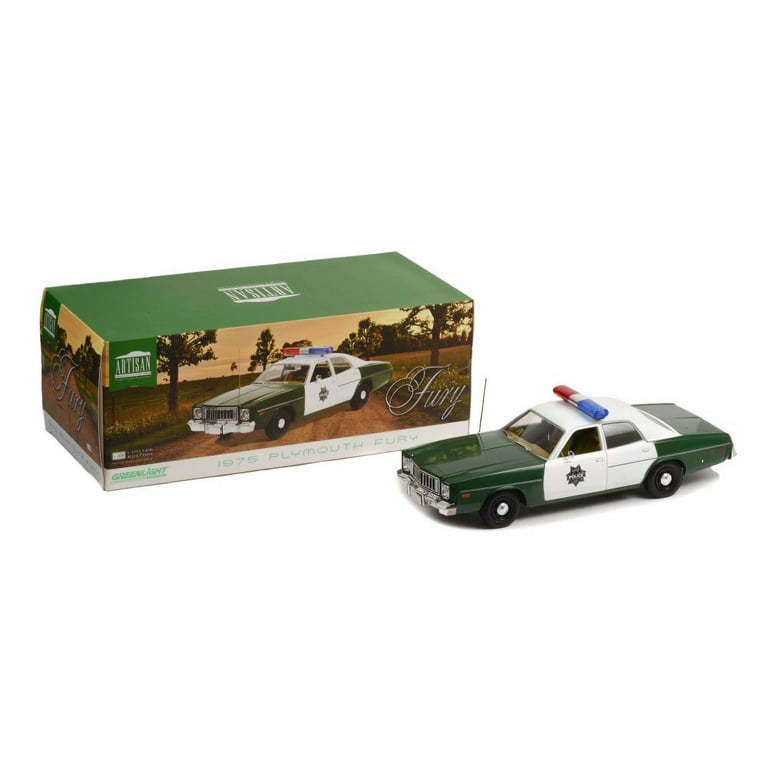 1975 Plymouth Fury - Capitol City Police, Green/White - Greenlight