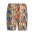 thumbnail image 2 of Lsque Funny Dogs Family Mens Sleep Pajama Shorts,Short Pajama Pants, Cotton Ultra-Soft Knit-Medium, 2 of 9