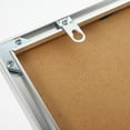 thumbnail image 2 of LEORX 1Pack Standing Picture Frames Table Picture Holders 9 Compartments Simple Style Silver Square Home Office Use, 2 of 8