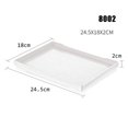 thumbnail image 3 of CAROOTU Serving Tray Rectangular Plastic Tray Food Serving Trays for Restaurant Home Hotel Trays Durable, 3 of 7