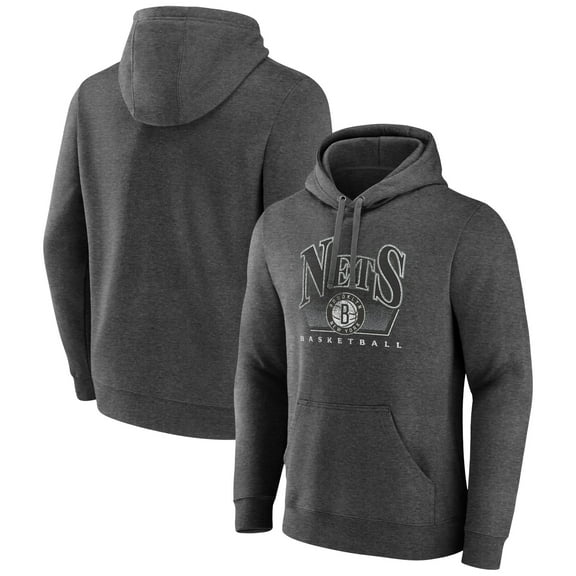 Men's Charcoal Brooklyn Nets Selection Pullover Hoodie