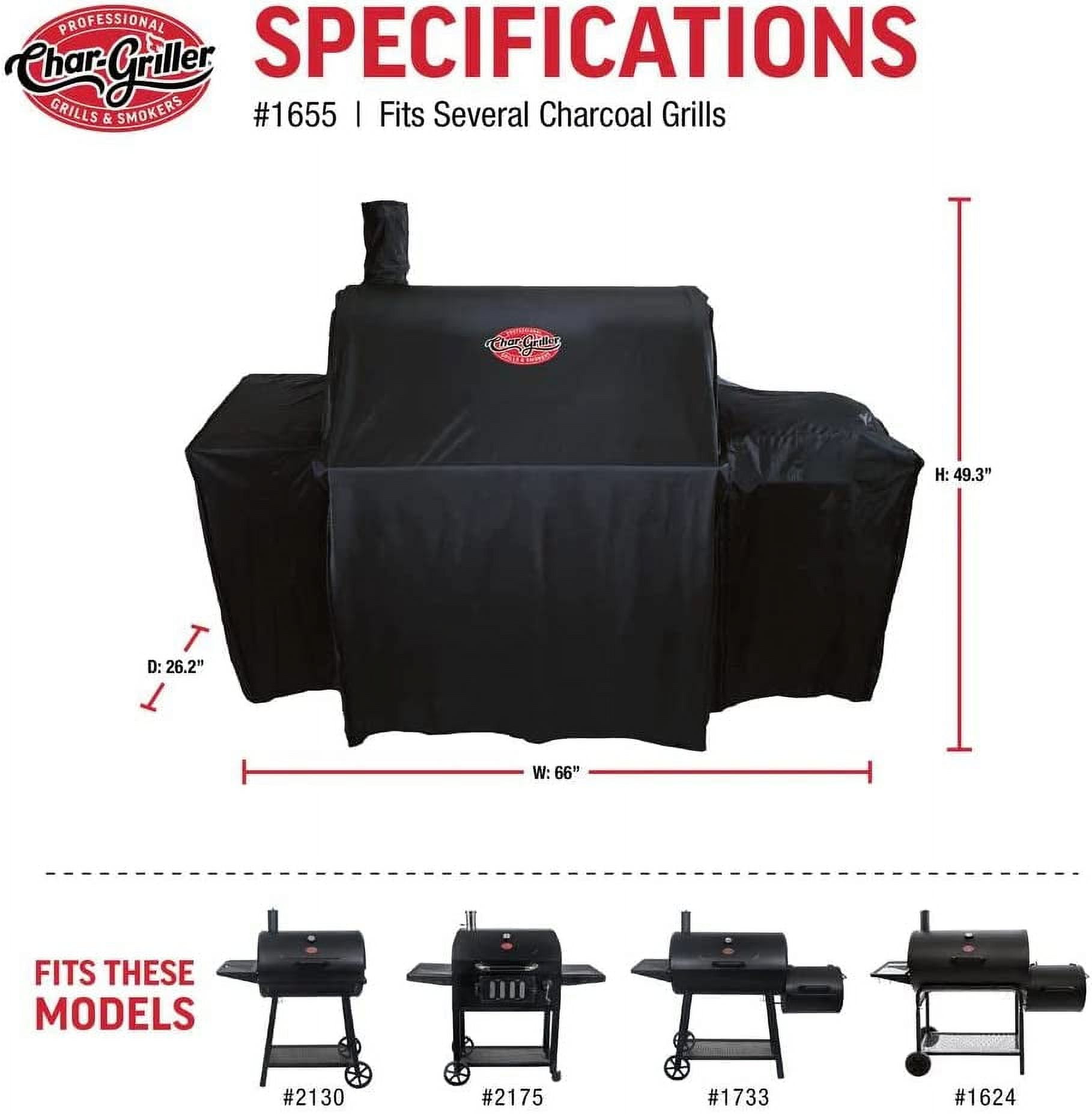 Char griller hotsell grill cover