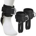 thumbnail image 2 of Adjustable Wrist Ankle Cuffs D Ring Pulley Lifting Straps Gym Cable Attachments, 2 of 8