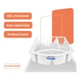 thumbnail image 4 of Escurridor de platos con charola blanco Organizador Platos Trastes, 4 of 5