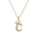 thumbnail image 4 of Guardurnaity Collar con letras para mujer, adorno de vestir, colgante del alfabeto, accesorio de moda, regalo de cumpleaños, colgantes de joyería C 10piezas, 4 of 6
