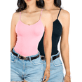 thumbnail image 1 of SET DE 2 BLUSA DE TIRANTES DE MUJER CANALÉ STRETCH UNITALLA, 1 of 5