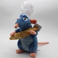 thumbnail image 5 of 1 pieza Disney Ratatouille Remy Mouse mano con pan juguete de peluche animales de peluche suaves juguetes para niños, 5 of 5