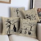 thumbnail image 1 of SZTXJ 4 Pack Halloween Joker Book Throw Pillow Covers, Home Decor, 18" x 18" Sofa Cushion Cover, Halloween Decoration, Indoor Outdoor Decorative Pillo, 1 of 5