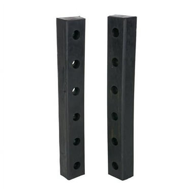 Vestil Manufacturing DBE-30-2 30 in. Hardened Molded Rubber Bumper, 2 Piece