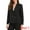 Black, variant on Women's Double Breasted Long Sleeve Work Jacket Office Suit XL Black