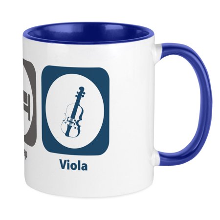 

CafePress - Eat Sleep Viola Mug - Ceramic Coffee Tea Novelty Mug Cup 11 oz