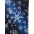 thumbnail image 7 of SKYSONIC 60"x120" Square Tablecloth with Winter Realistic Snowflakes Prints, Anti-Wrinkle and Smooth Table Cloth for Kitchen/Home Party Decoration, 7 of 7