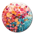 thumbnail image 2 of Designart "Oasis of Coral II" Abstract Landscape Oversized Wall Clock, 2 of 6