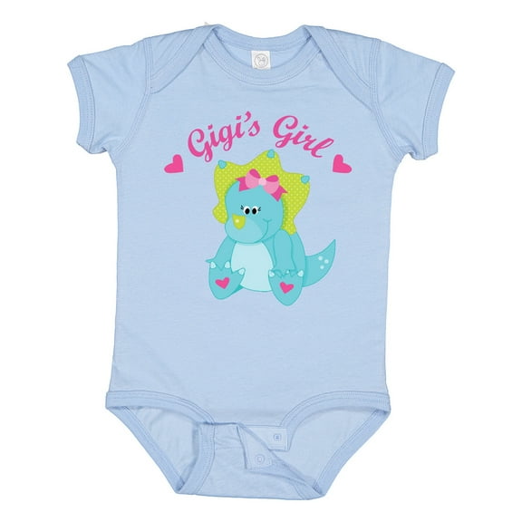 Inktastic Gigi's Girl dinosaur Girls Baby Bodysuit
