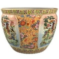 thumbnail image 6 of Red Lantern Large 18" Horse in Meadow Porcelain Fishbowl Planter, 6 of 7