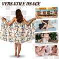thumbnail image 5 of Yuyamidu Mushroom Shower Wrap Towel for Women Rainbow Body Towel Wrap Size M Quick Dry Bath Towels for Bathroom Fluffy Washcloth for Travel Hotel Home Bath Wrap Towels, 5 of 7