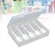 thumbnail image 4 of EeaseMX Cajas redondas transparentes de plástico para almacenamiento de monedas, soporte de tubo protector con caja de almacenamiento (5 tubos + 1 caja de almacenamiento), 6 uds., 4 of 7