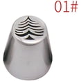 thumbnail image 2 of 1 Pcs Russian Piping Tips Set, Cake Decorating Tips Baking Supplies for Cupcake Cookies Birthday Party, 2 of 4