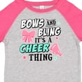 thumbnail image 4 of Inktastic Bows and Bling Its a Cheerleading Thing Girls Toddler T-Shirt, 4 of 5